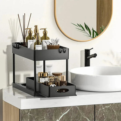 Sliding Cabinet Storage Rack