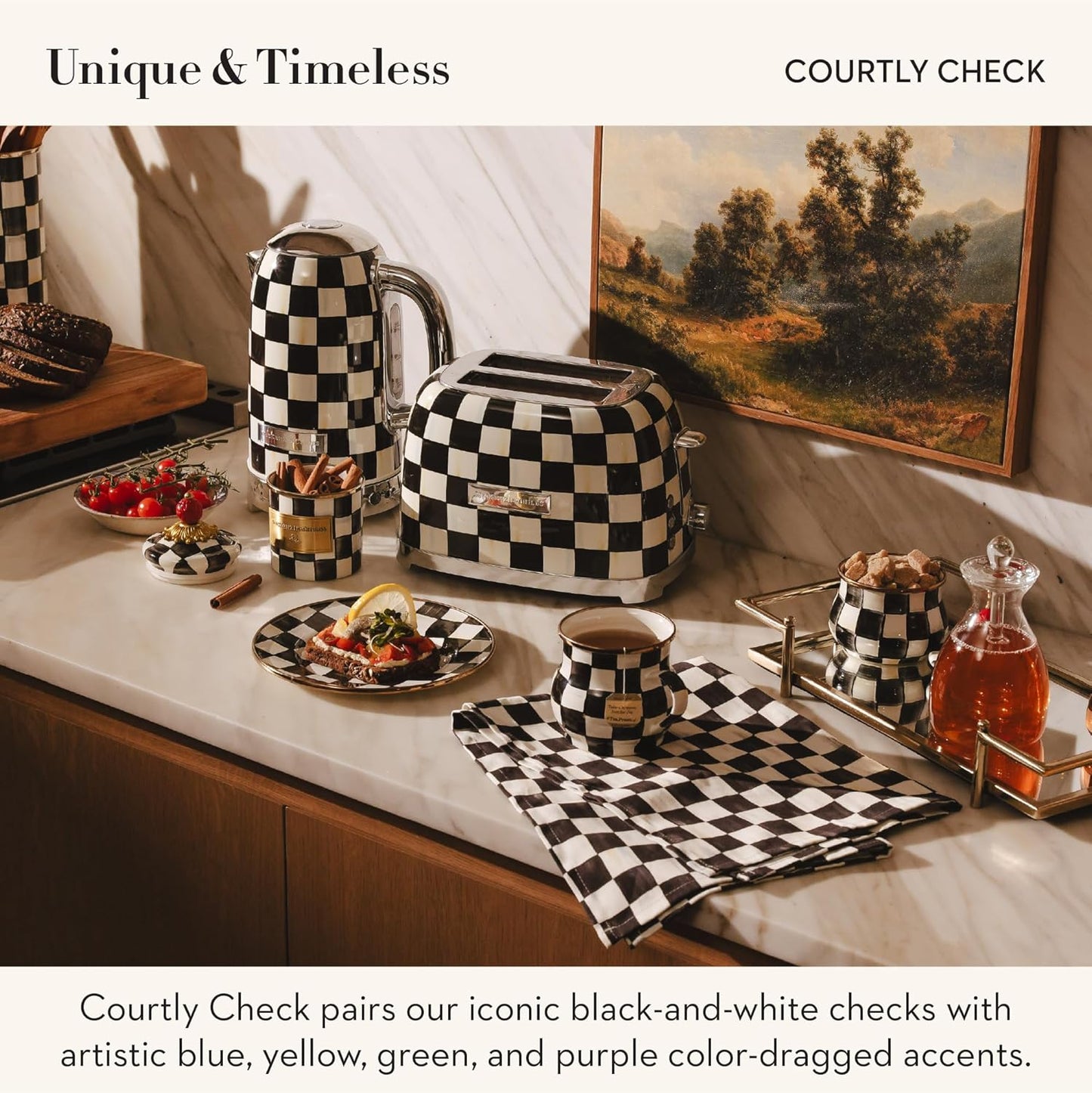 Charming Courtly Check Kettle