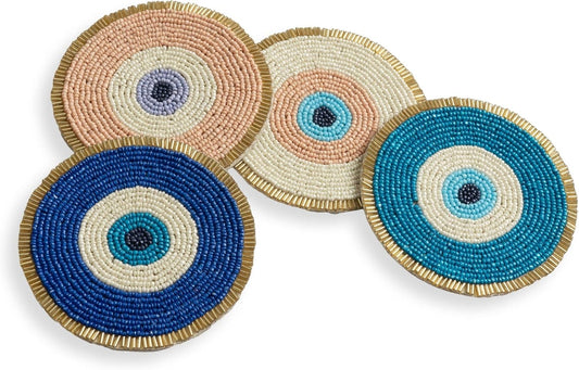 Chic Evil Eye Coasters Set