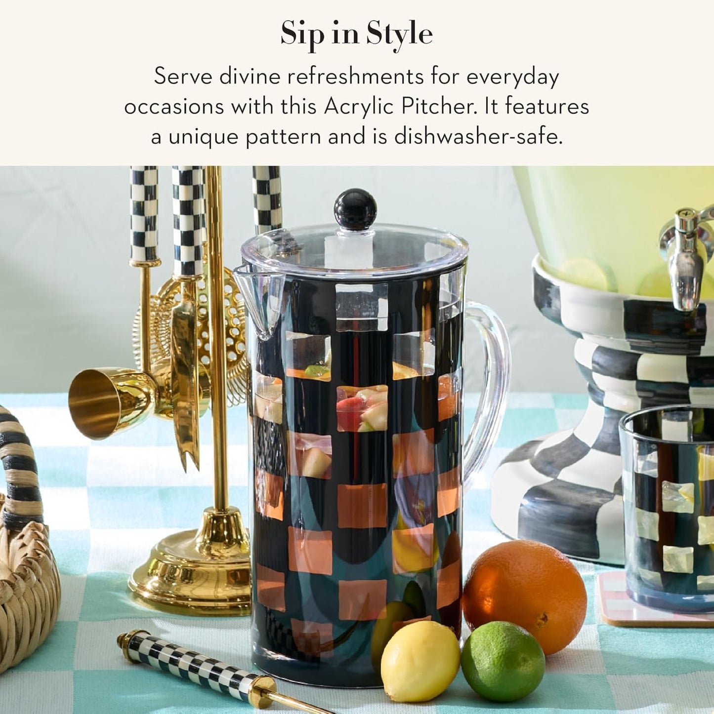 Elegant Pitcher for Refreshing Drinks