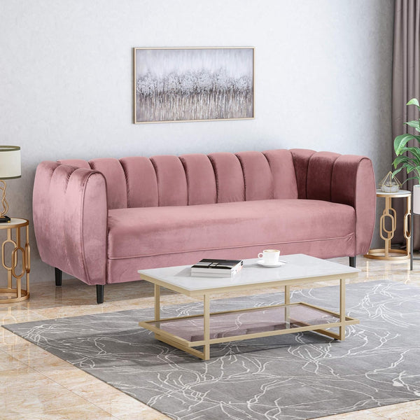 Luxurious Velvet Sofa