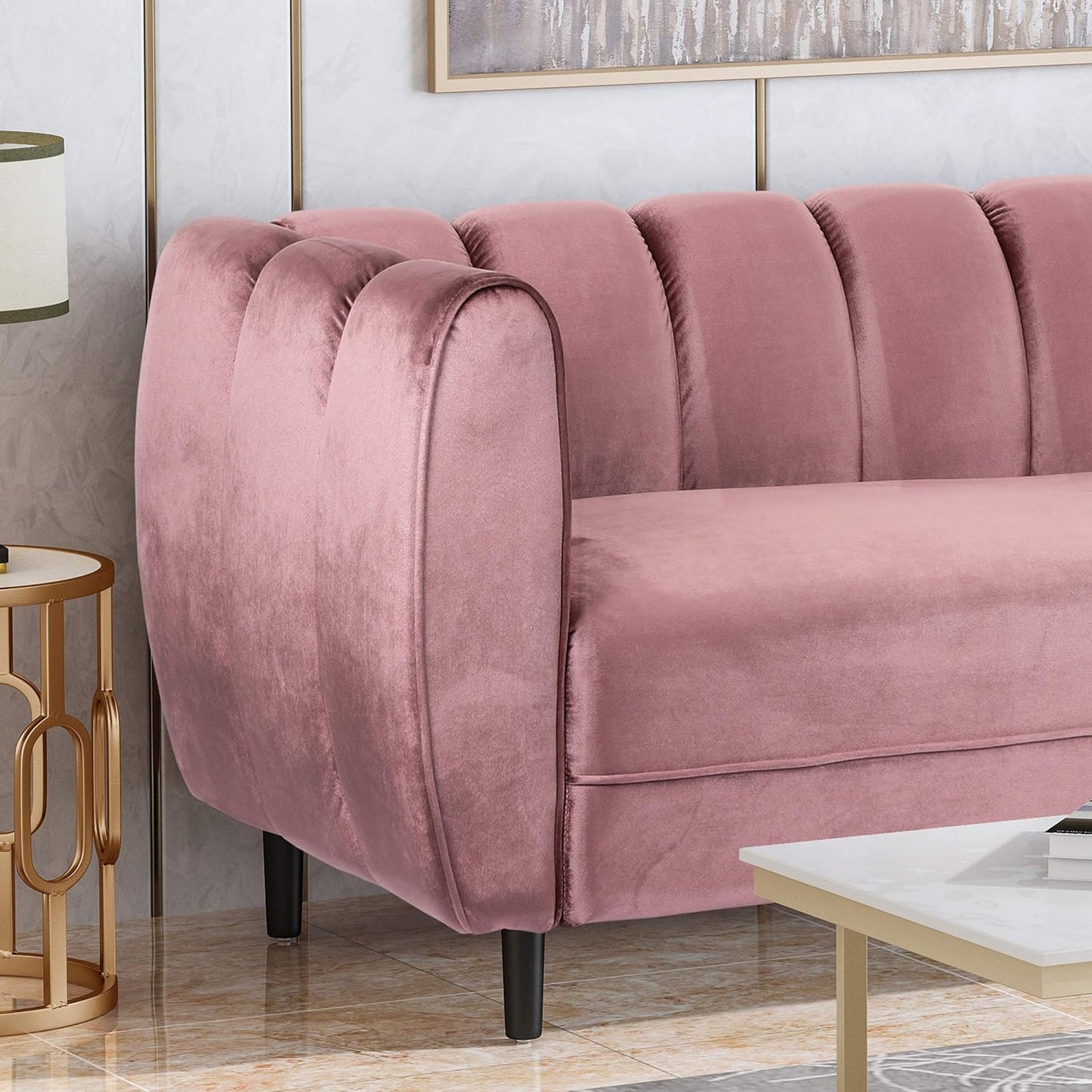 Luxurious Velvet Sofa
